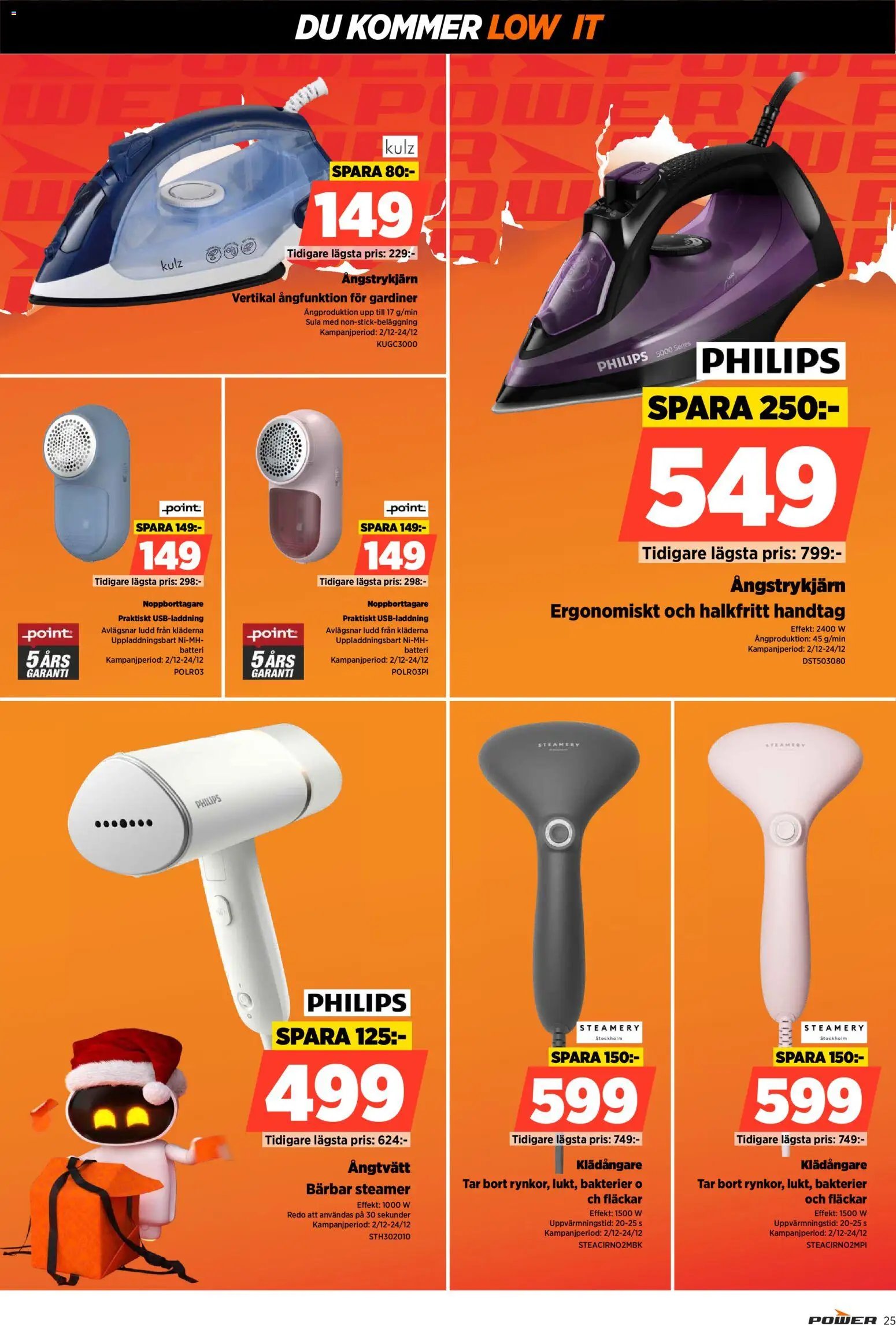 Power Reklamblad från 22/12/2025 Aktuella reklamblad Power