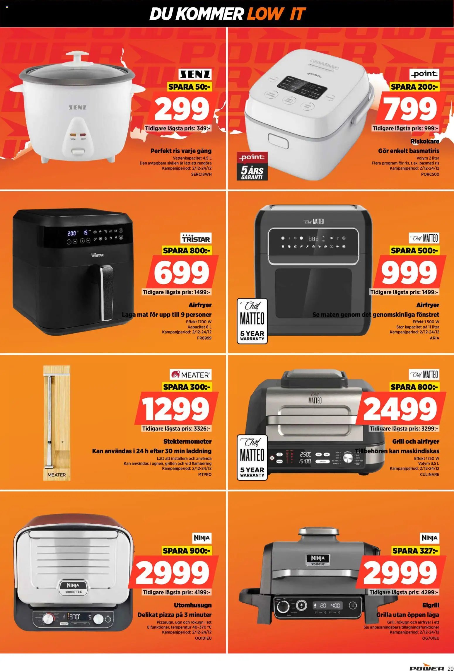 Power Reklamblad från 22/12/2025 Aktuella reklamblad Power