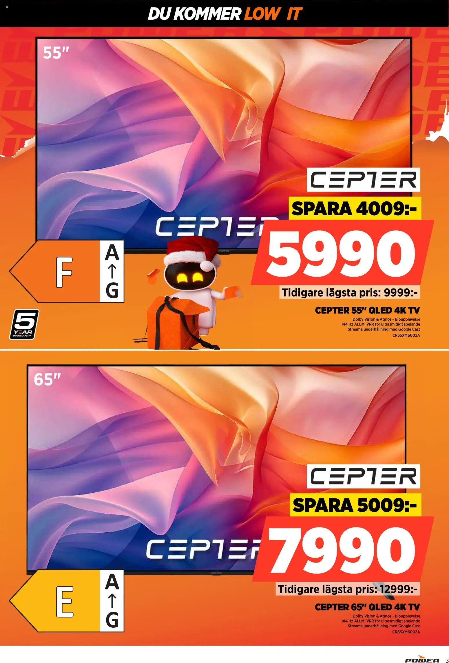 Power Reklamblad från 22/12/2025 Aktuella reklamblad Power