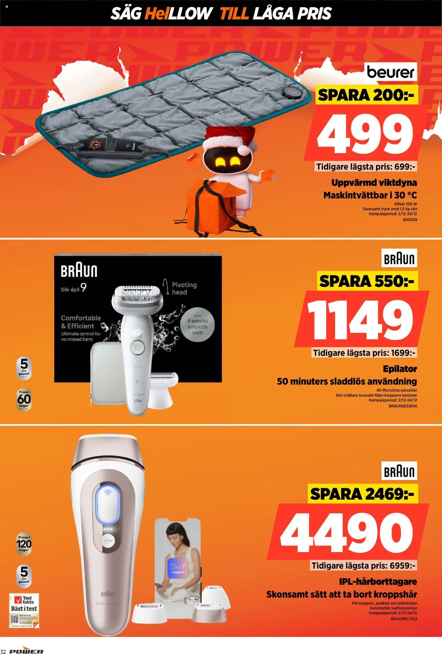 Power Reklamblad från 22/12/2025 Aktuella reklamblad Power