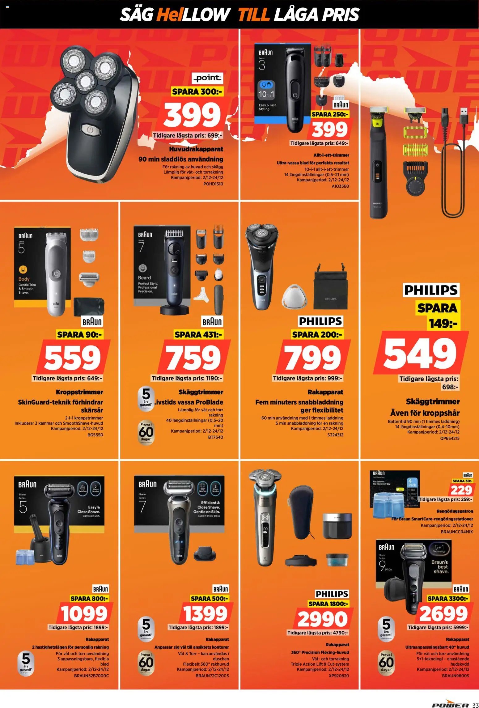 Power Reklamblad från 22/12/2025 Aktuella reklamblad Power