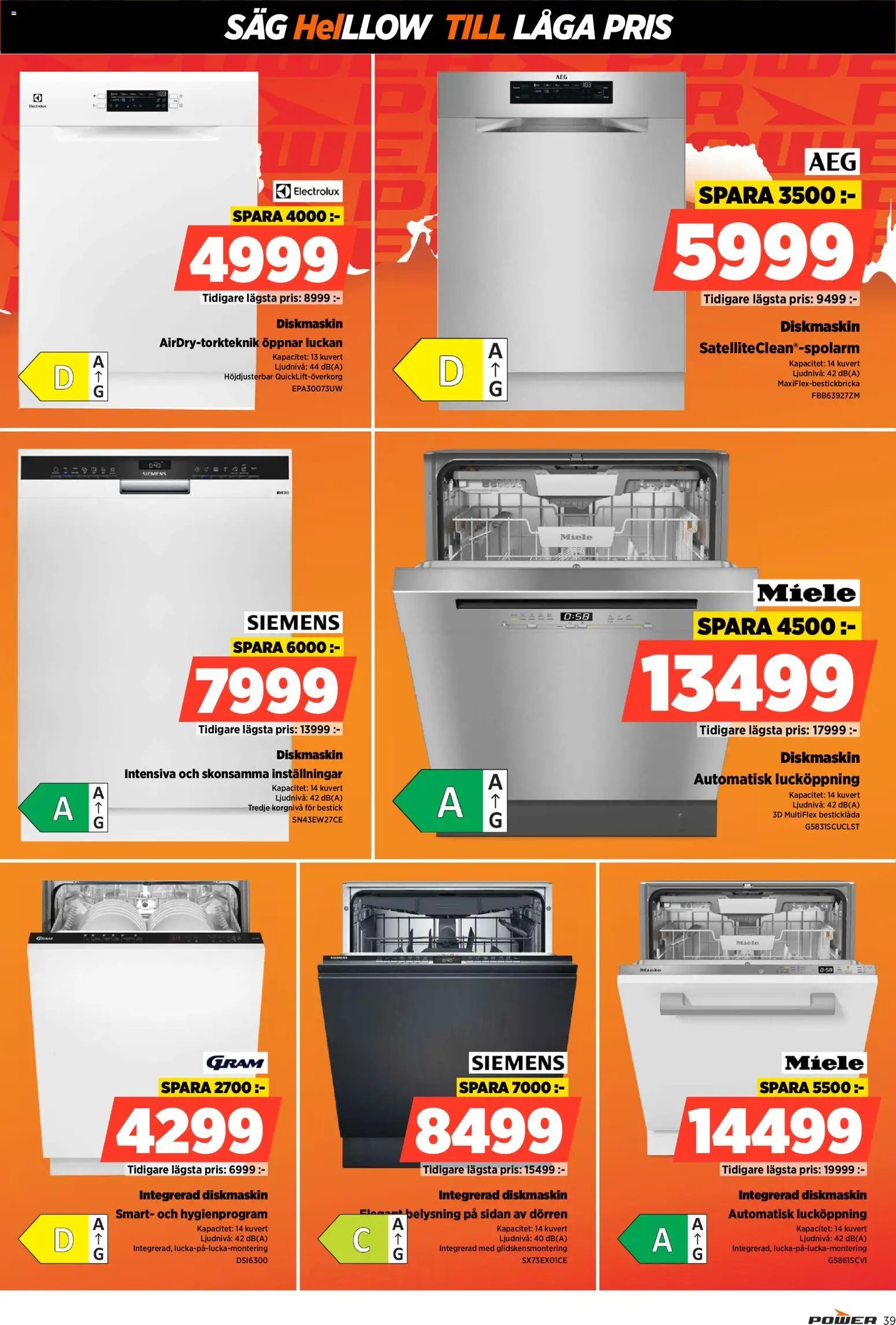 Power Reklamblad från 22/12/2025 Aktuella reklamblad Power