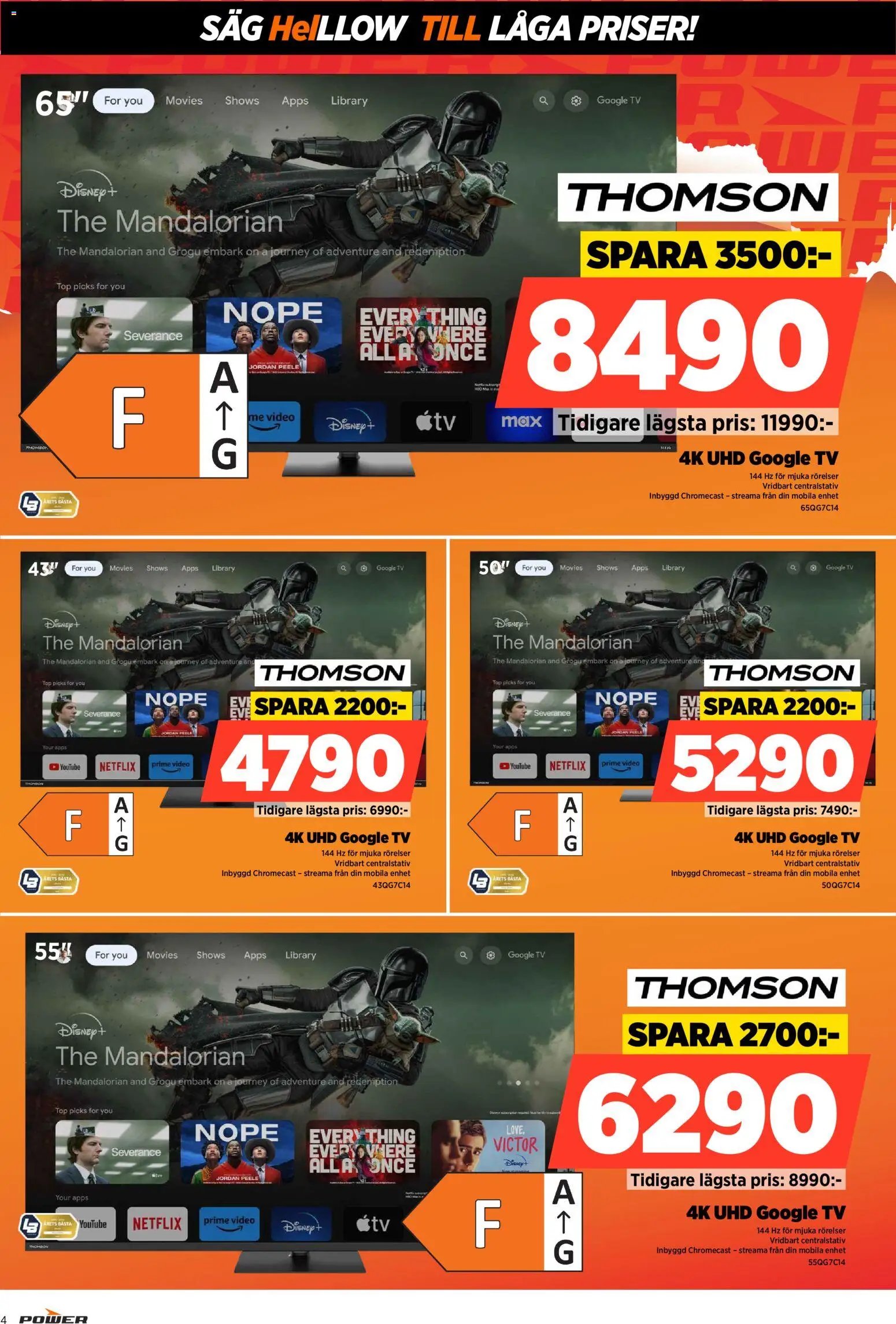 Power Reklamblad från 22/12/2025 Aktuella reklamblad Power