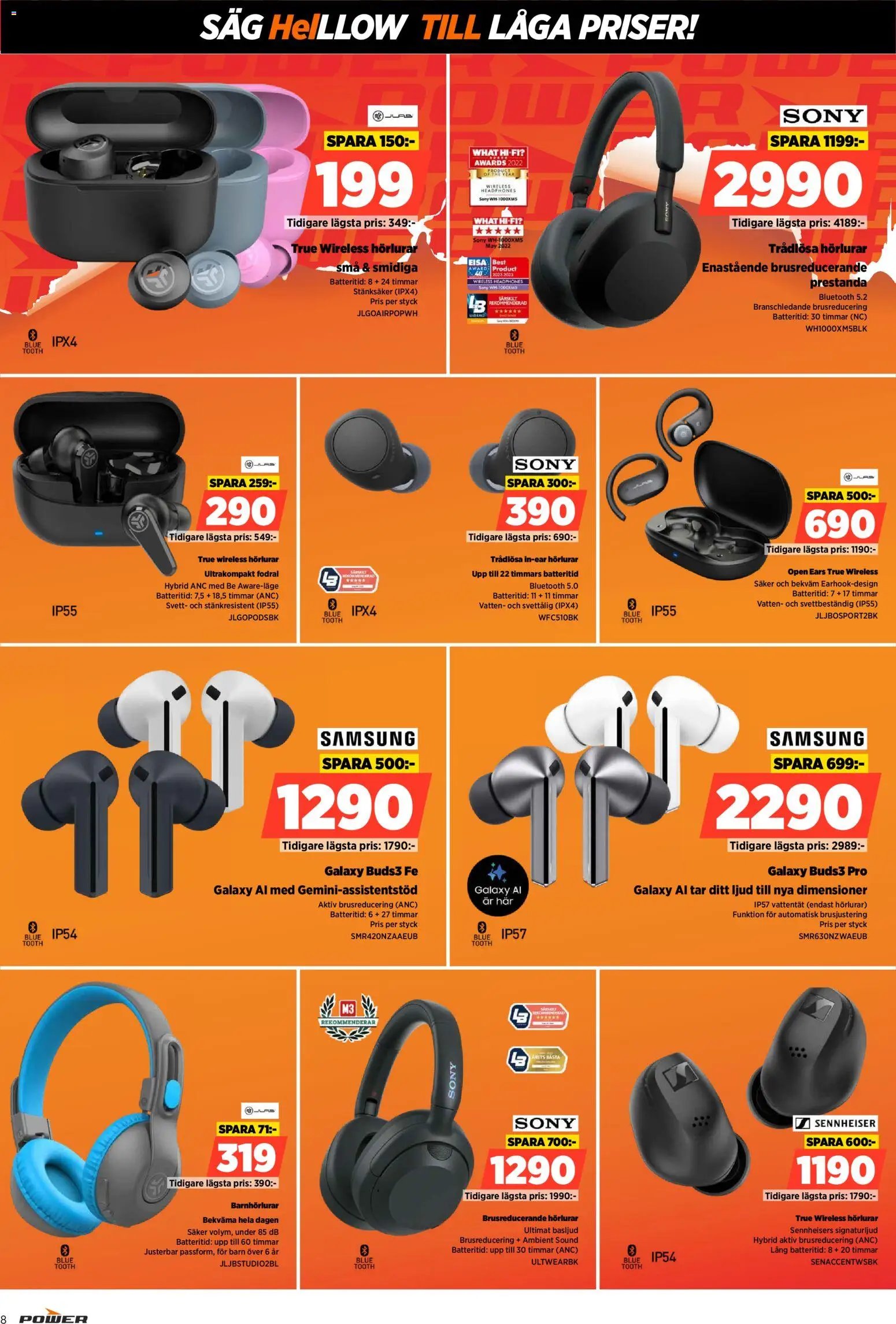 Power Reklamblad från 22/12/2025 Aktuella reklamblad Power