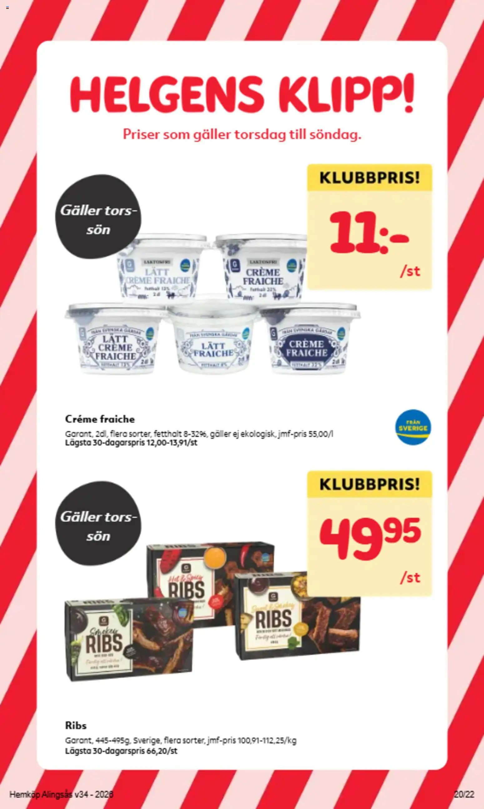 Hemköp Reklamblad från 17/08/2026 Hemköp erbjudanden
