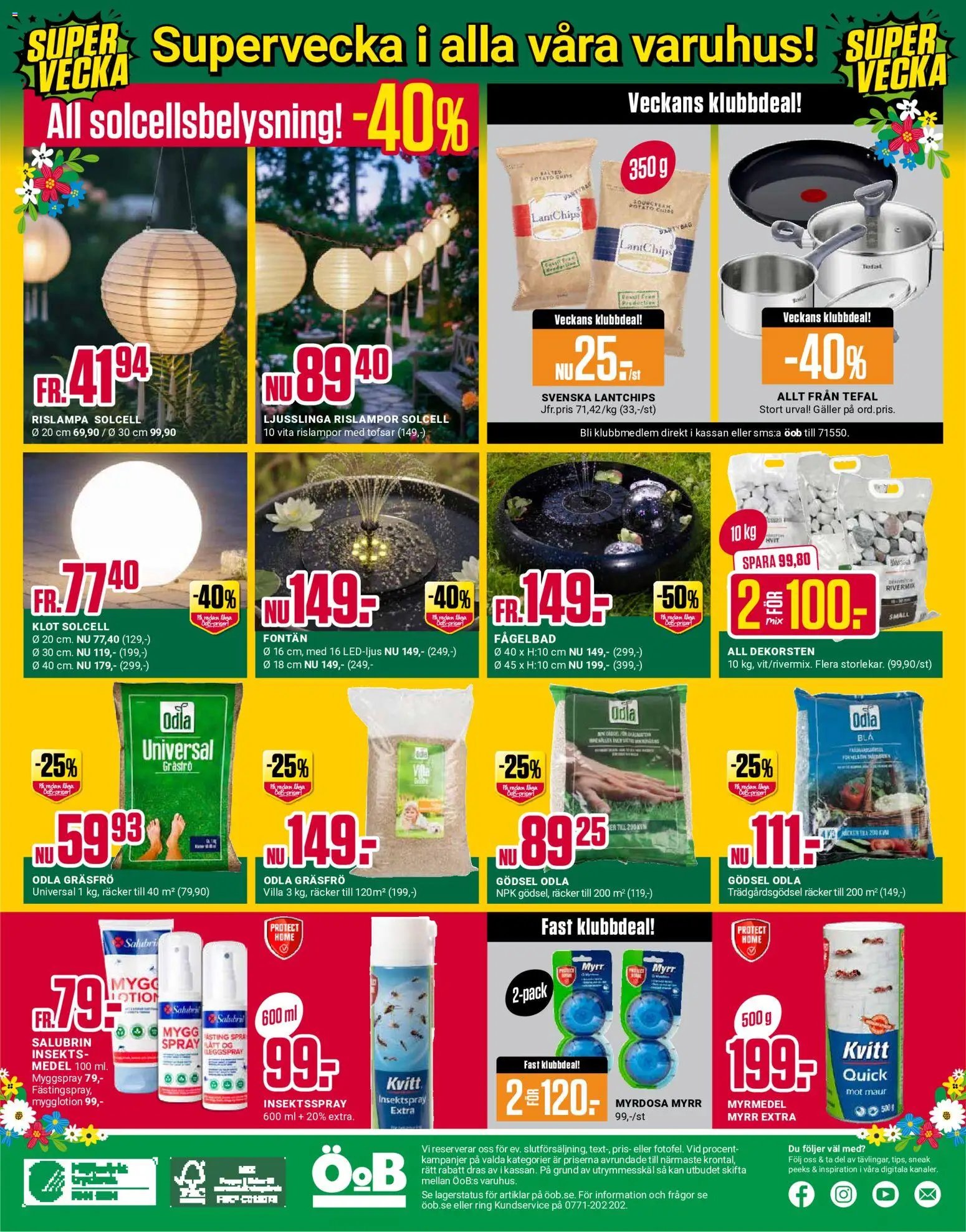 ÖoB Reklamblad från 15/06/2026 ÖoB erbjudanden