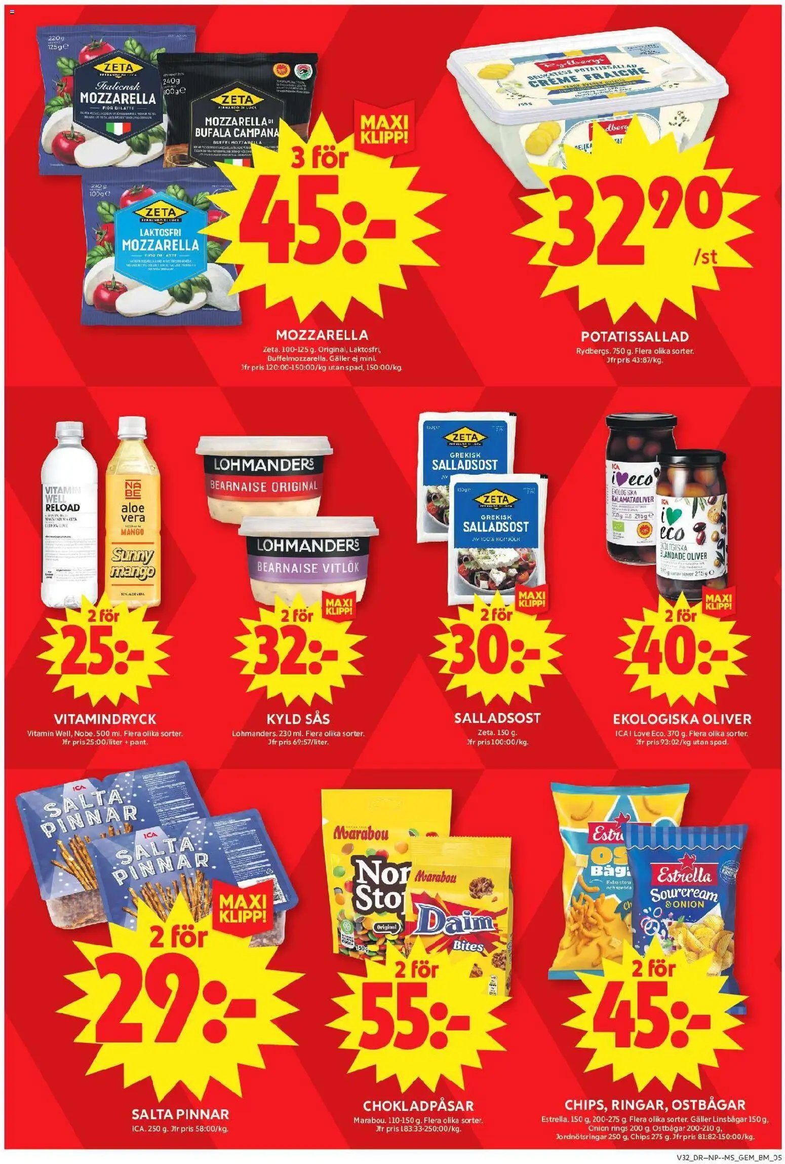 ICA Maxi Reklamblad från 03/08/2026 ICA Maxi erbjudanden