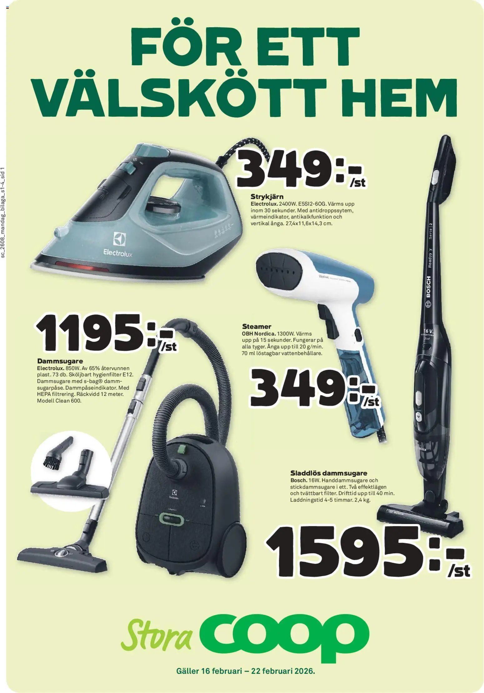 Coop Forum Reklamblad från 16/02/2026 Aktuella reklamblad Coop Forum