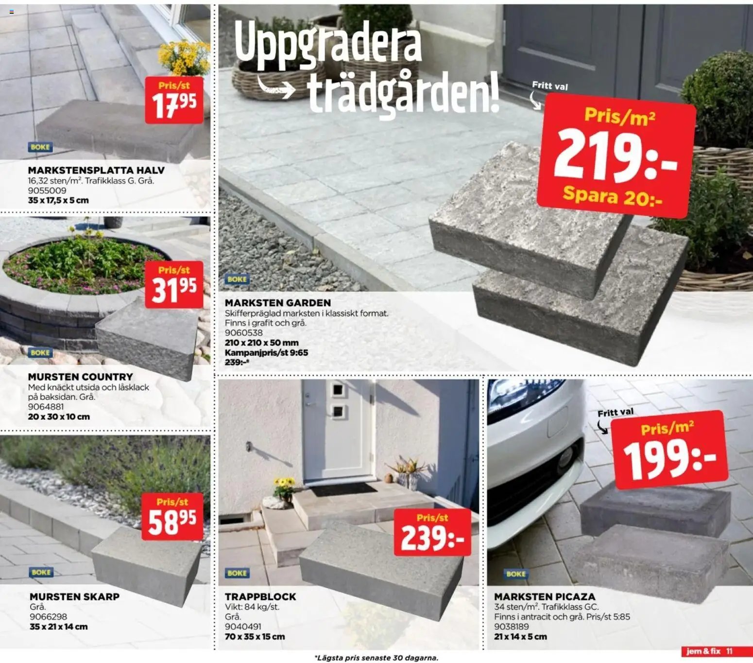 Jem & Fix Reklamblad från 06/09/2026 Jem & Fix erbjudanden