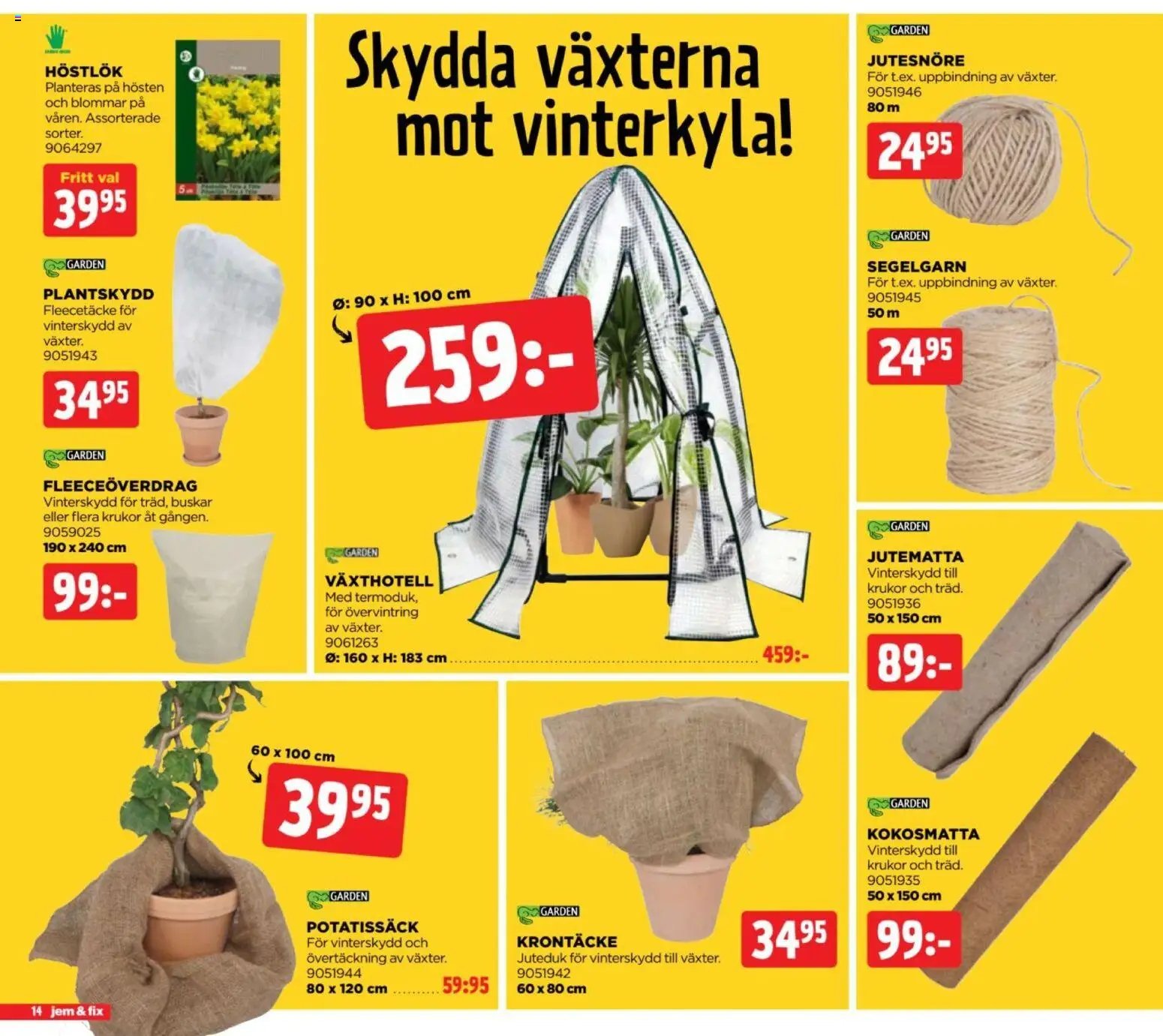Jem & Fix Reklamblad från 06/09/2026 Jem & Fix erbjudanden