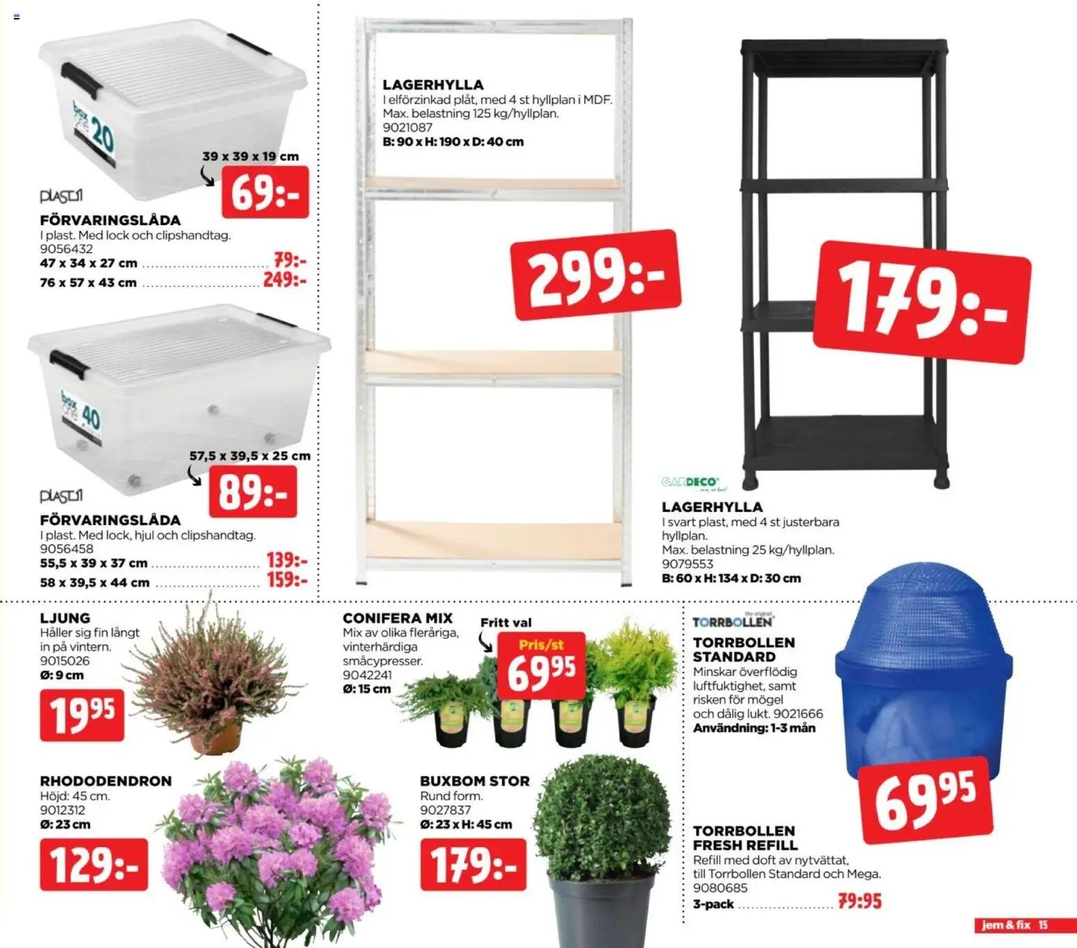 Jem & Fix Reklamblad från 06/09/2026 Jem & Fix erbjudanden