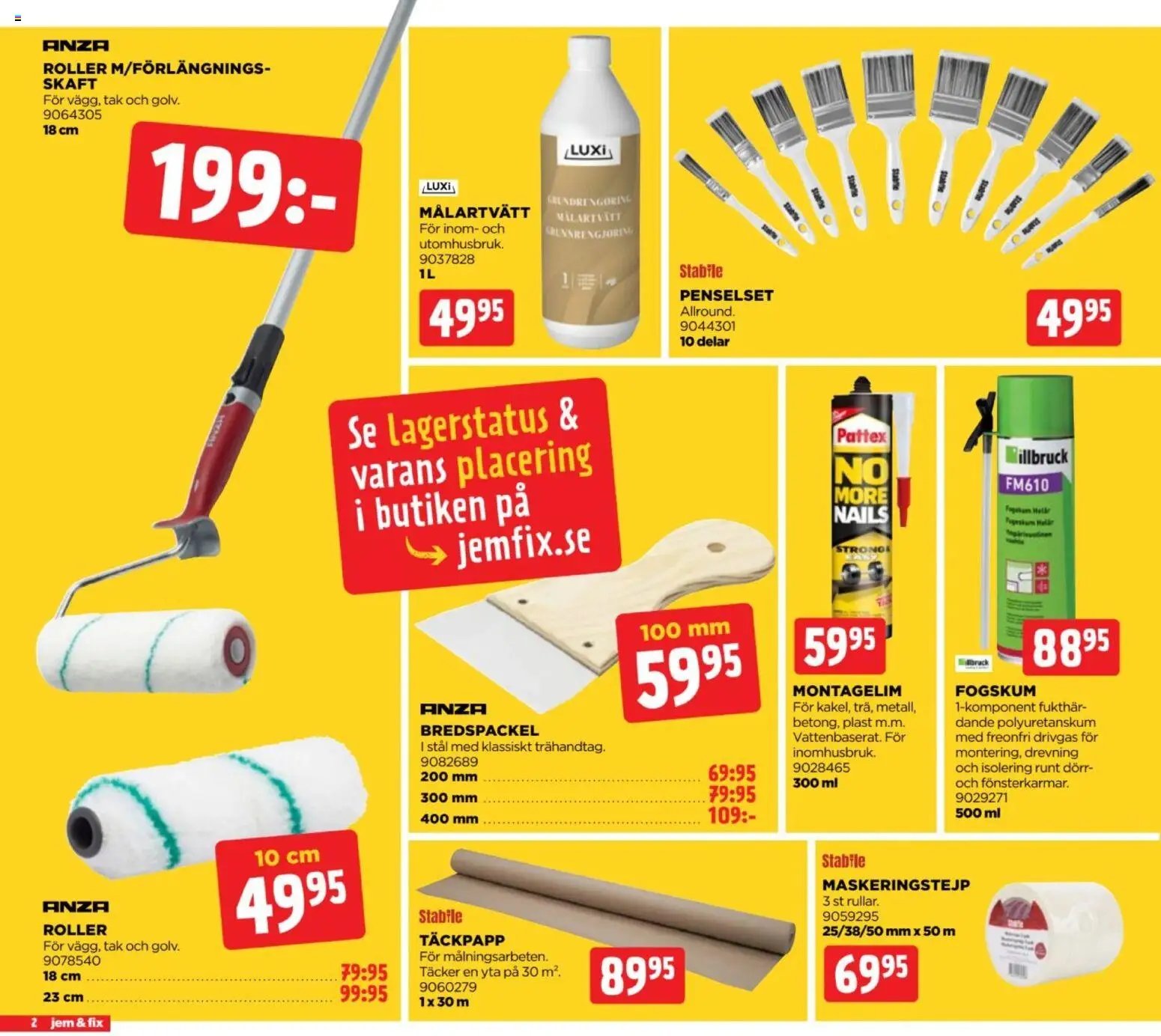 Jem & Fix Reklamblad från 06/09/2026 Jem & Fix erbjudanden