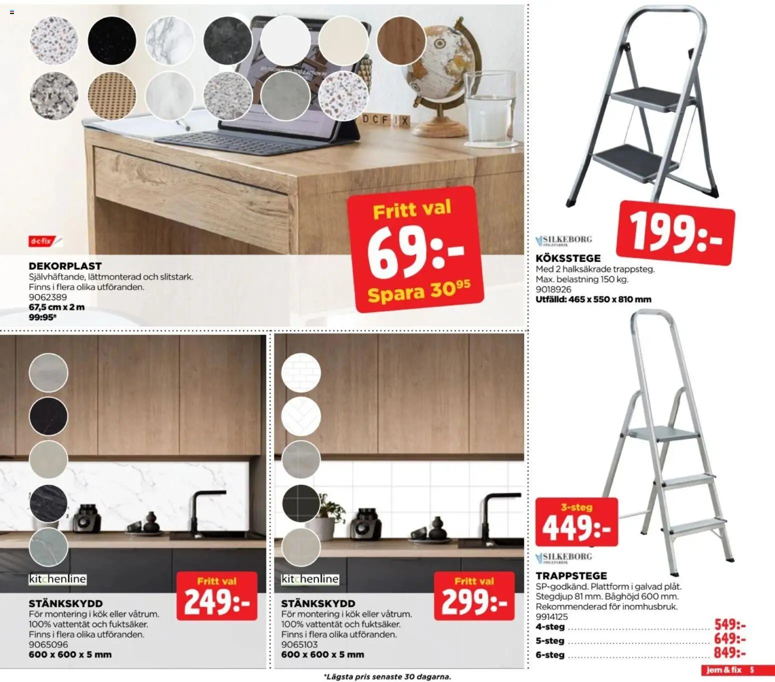 Jem & Fix Reklamblad från 06/09/2026 Jem & Fix erbjudanden