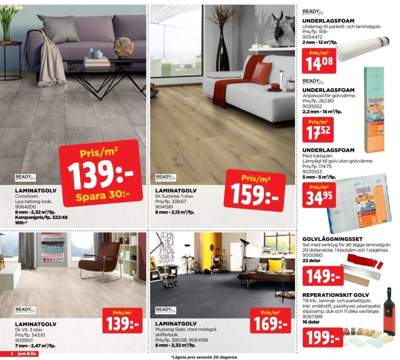 Jem & Fix Reklamblad från 06/09/2026 Jem & Fix erbjudanden