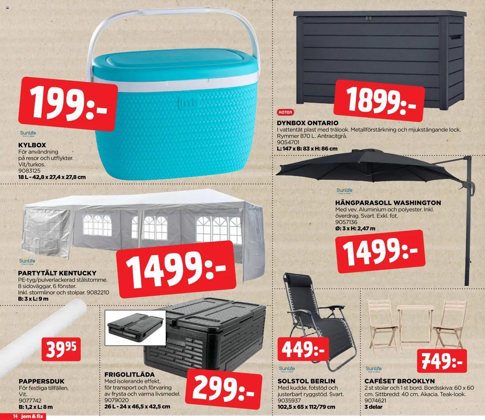 Jem & Fix Reklamblad från 01/06/2026 Jem & Fix erbjudanden
