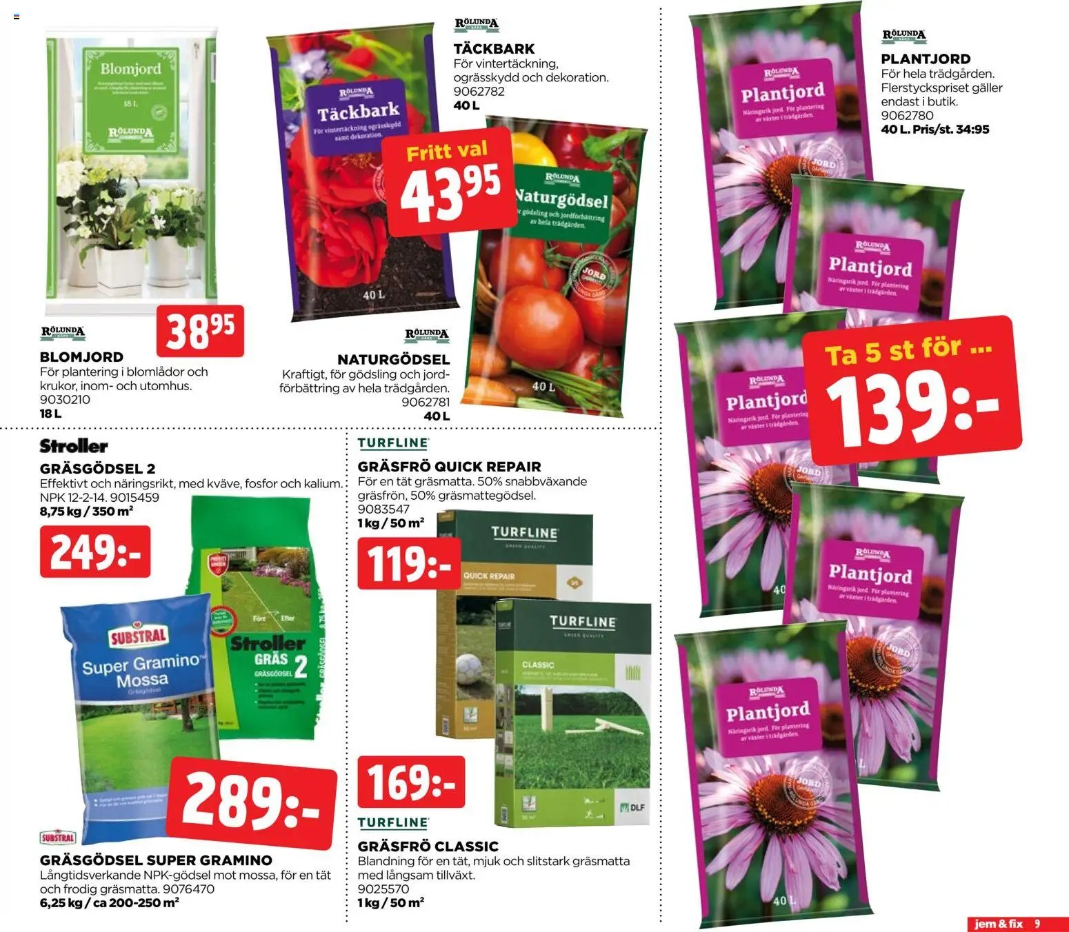 Jem & Fix Reklamblad från 01/06/2026 Jem & Fix erbjudanden