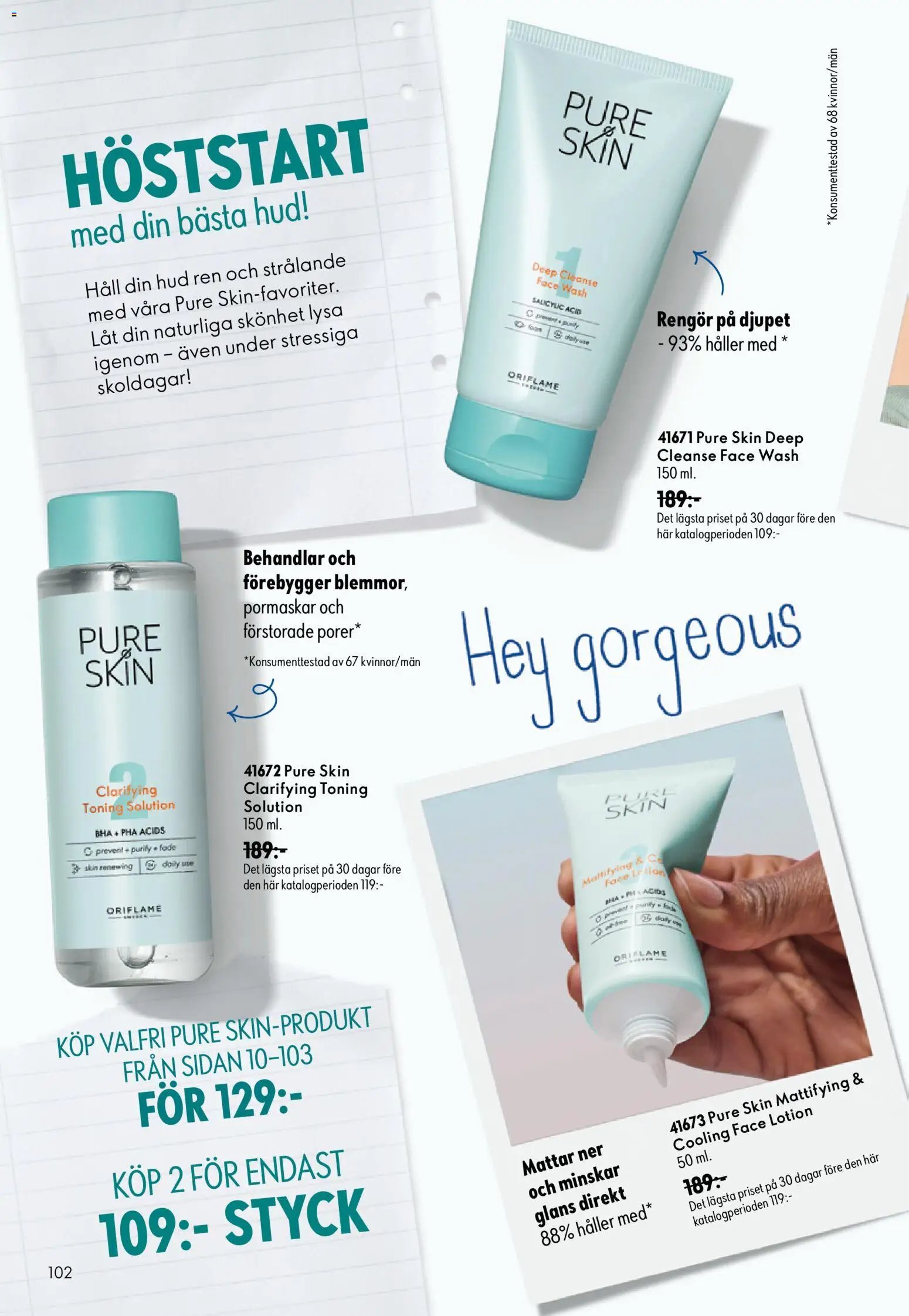 Oriflame Reklamblad från 26/08/2026 Oriflame erbjudanden