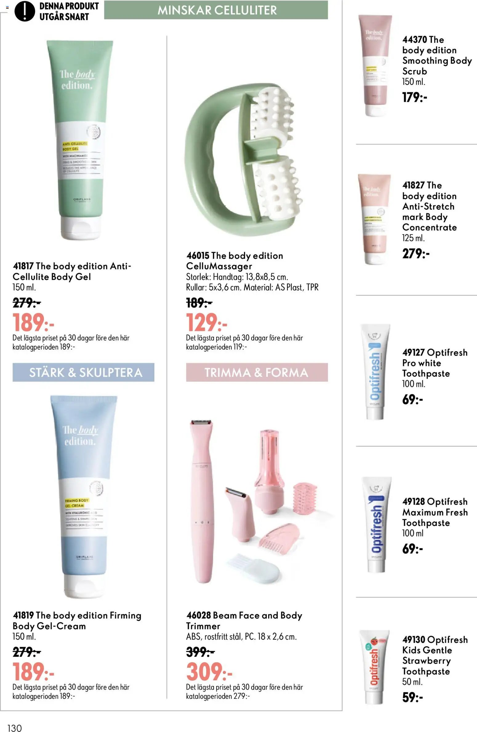 Oriflame Reklamblad från 26/08/2026 Oriflame erbjudanden