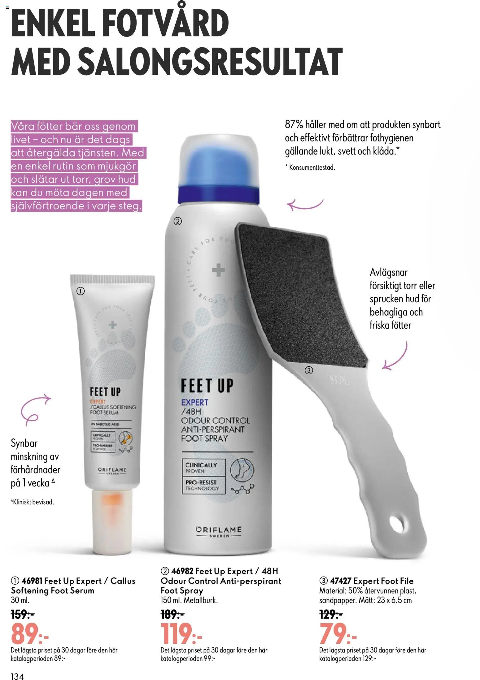 Oriflame Reklamblad från 26/08/2026 Oriflame erbjudanden