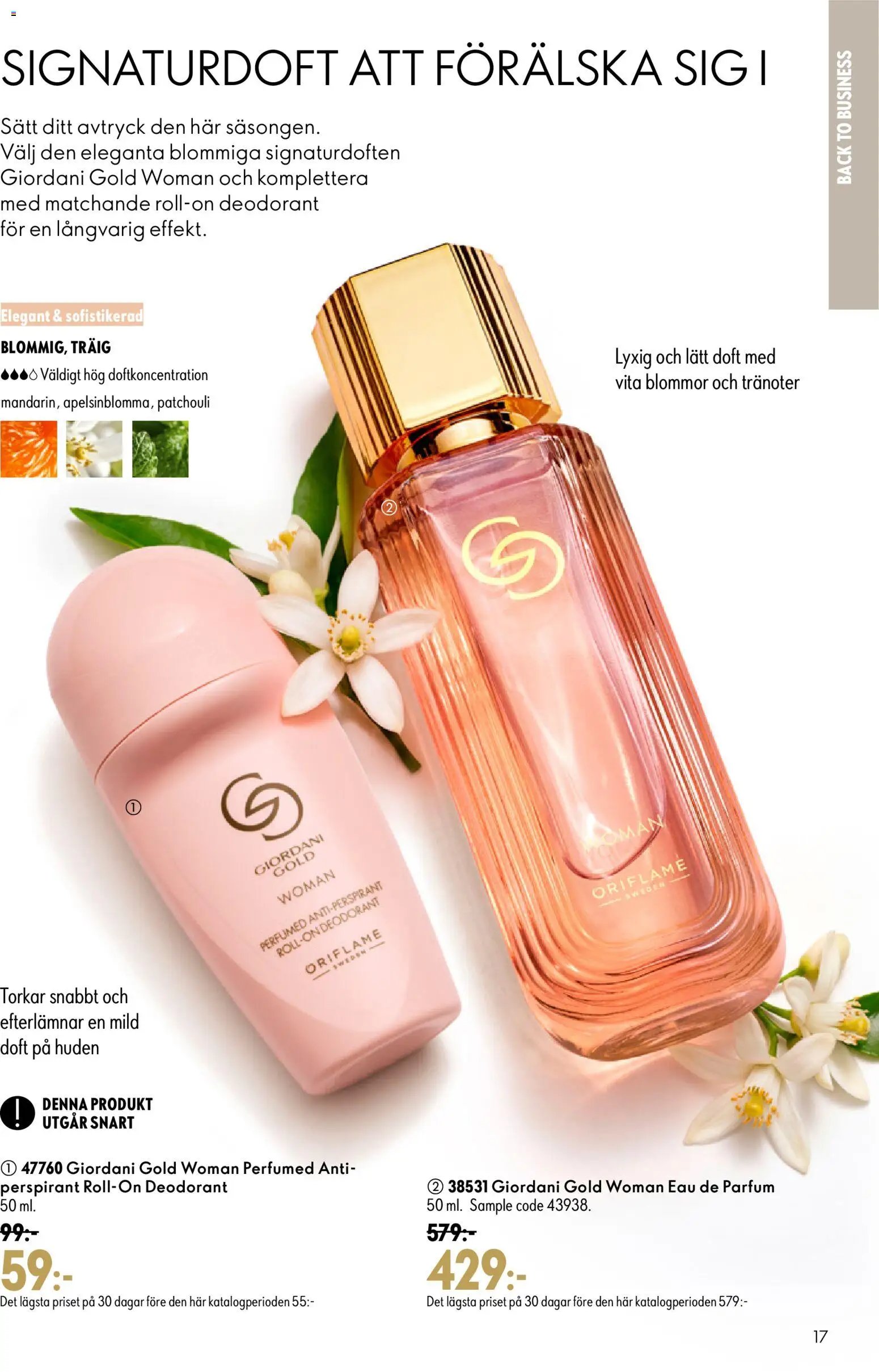 Oriflame Reklamblad från 26/08/2026 Oriflame erbjudanden