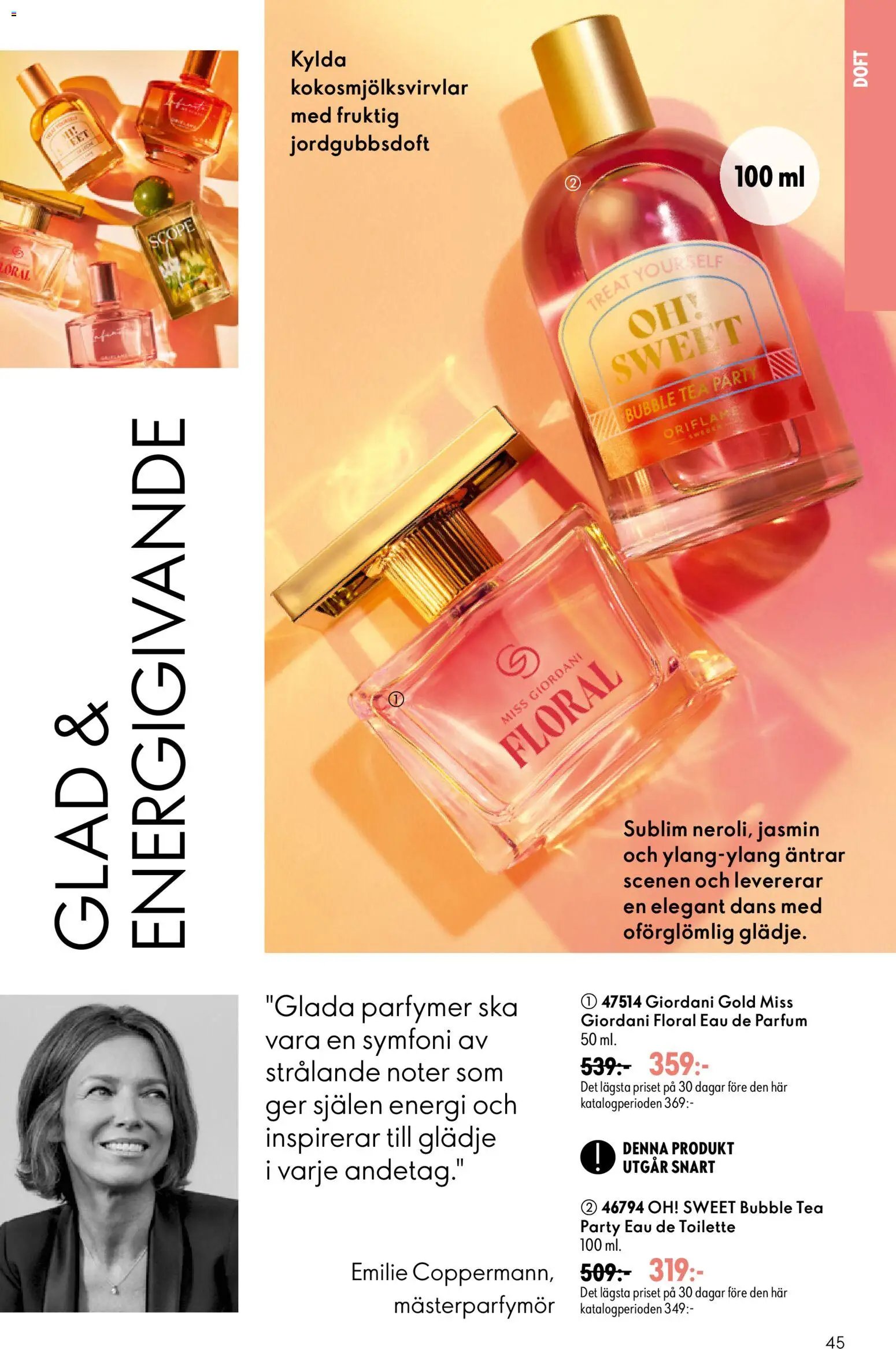 Oriflame Reklamblad från 26/08/2026 Oriflame erbjudanden