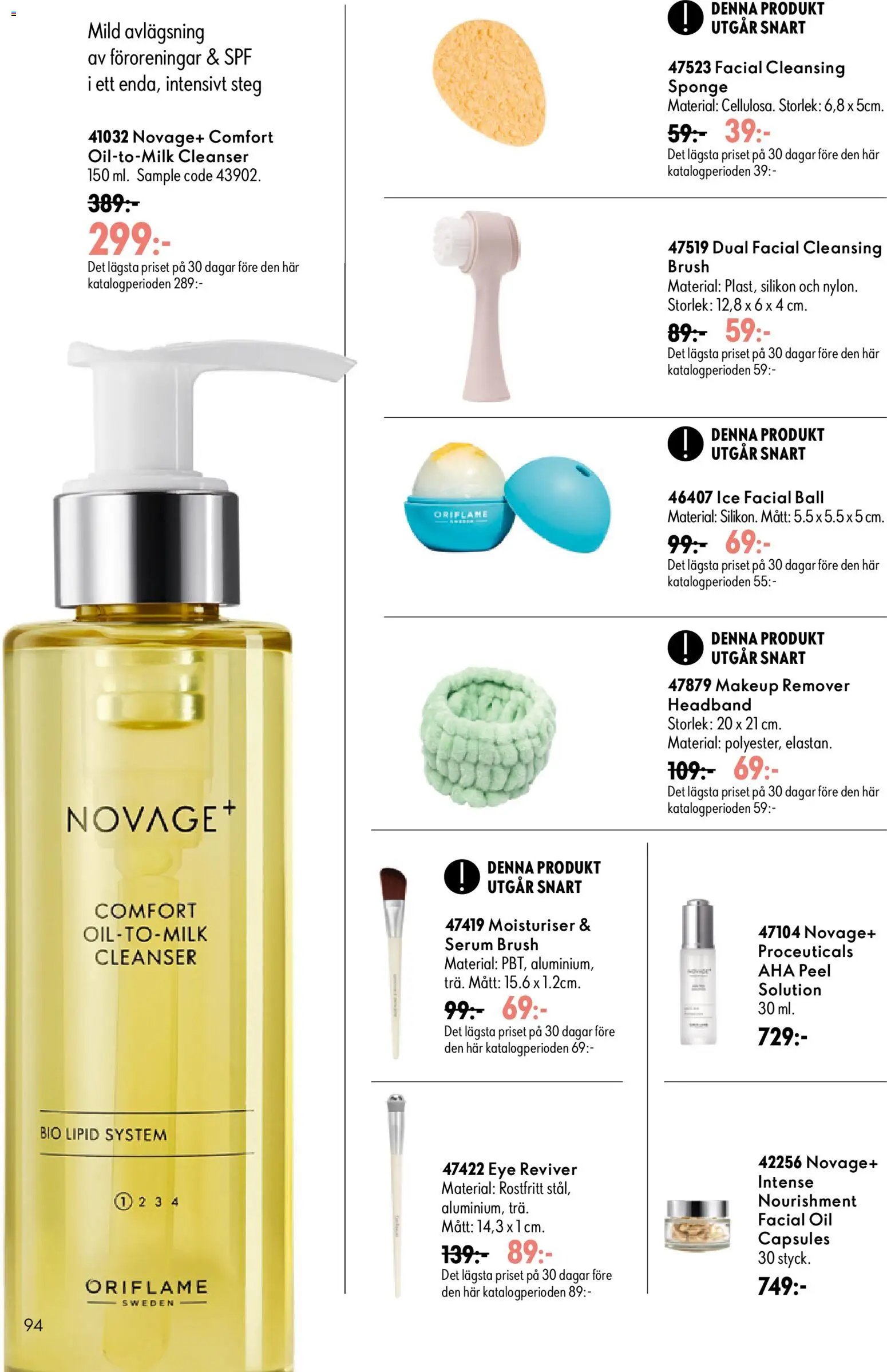 Oriflame Reklamblad från 26/08/2026 Oriflame erbjudanden