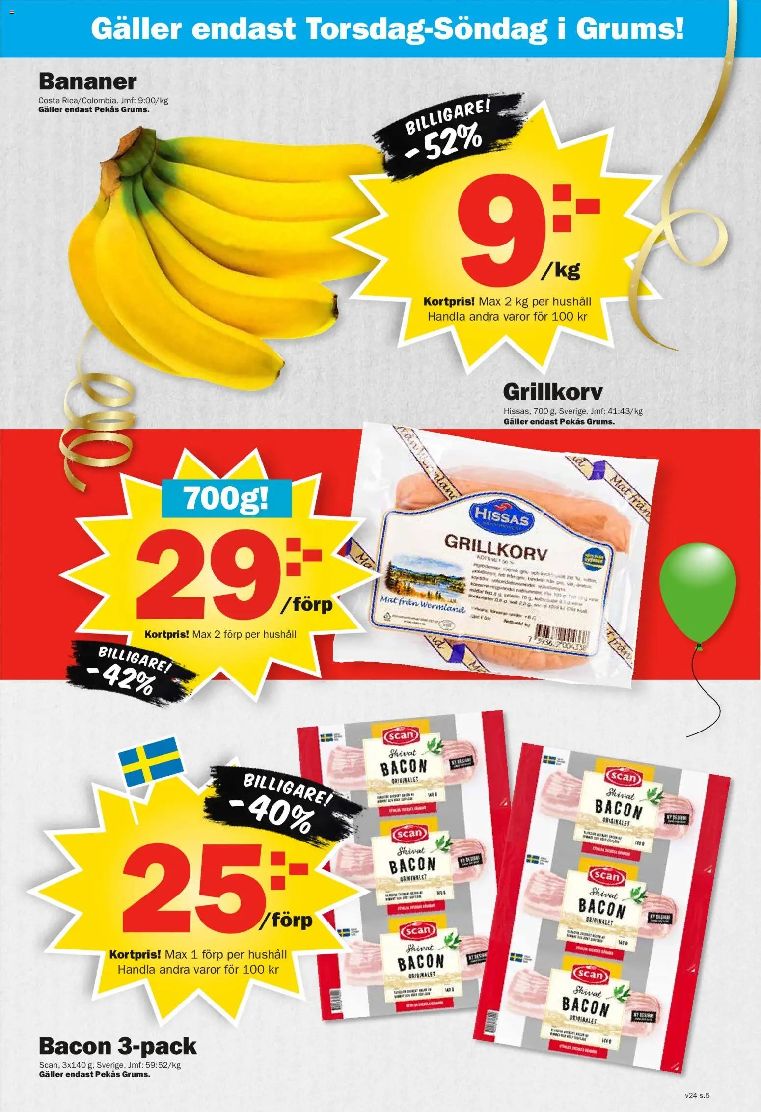 Pekås Reklamblad från 08/06/2026 Pekås erbjudanden