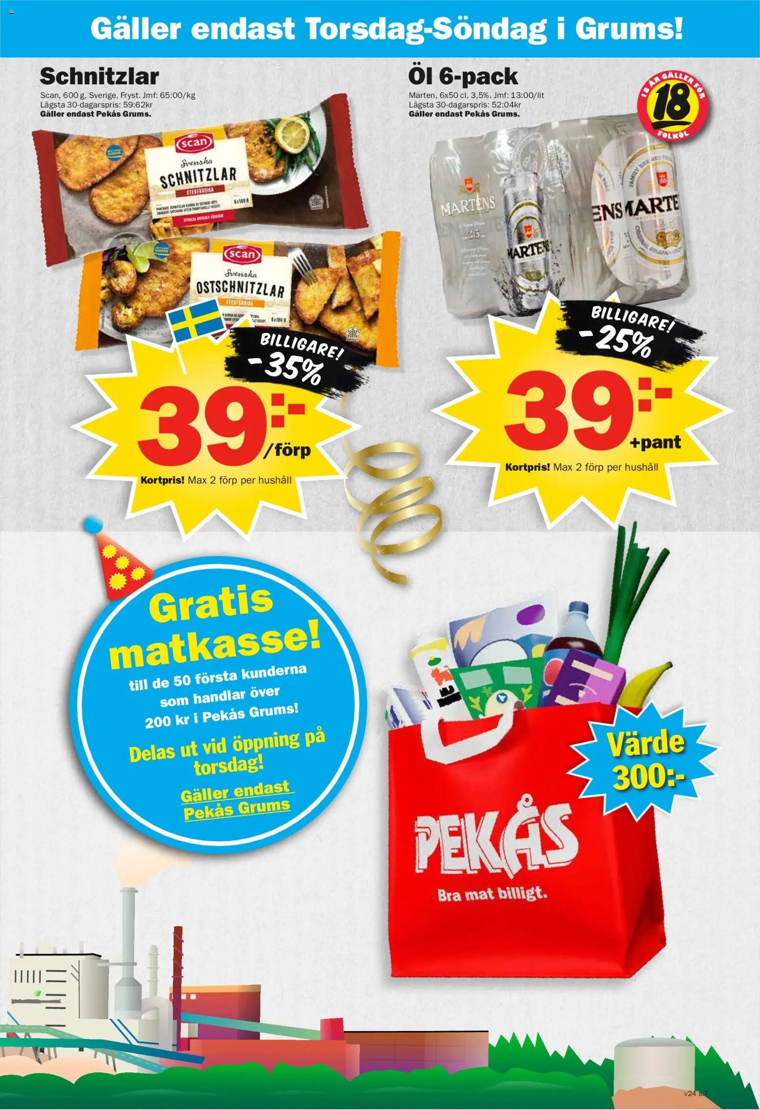 Pekås Reklamblad från 08/06/2026 Pekås erbjudanden
