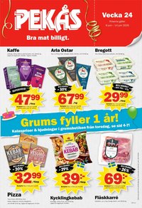 Pekås Reklamblad från 08/06/2026 Pekås erbjudanden
