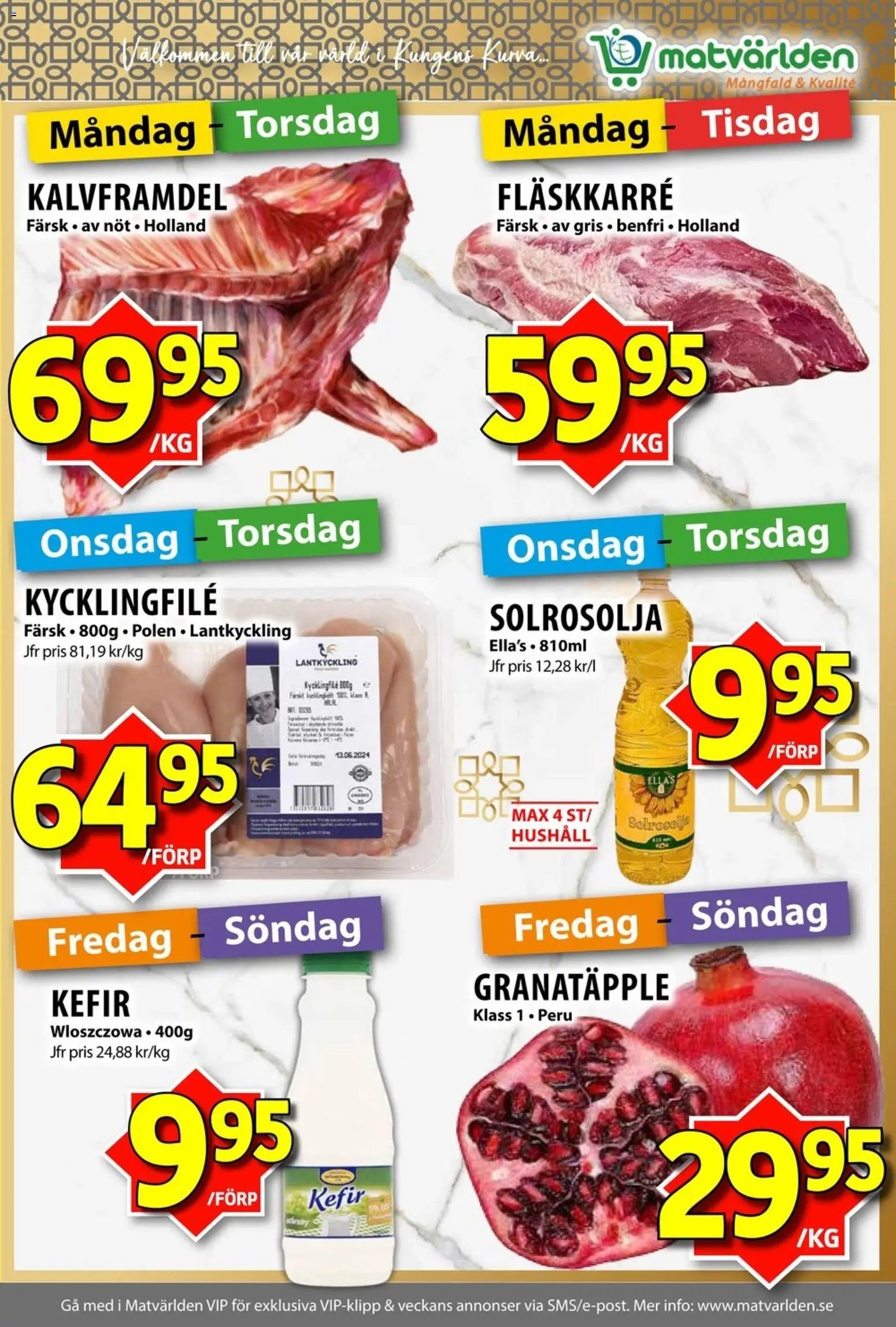 Matvärlden Reklamblad från 03/08/2026 Matvärlden erbjudanden