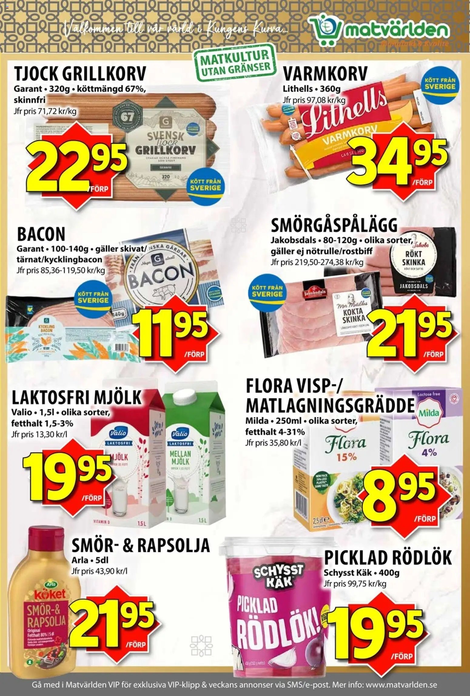 Matvärlden Reklamblad från 07/09/2026 Matvärlden erbjudanden
