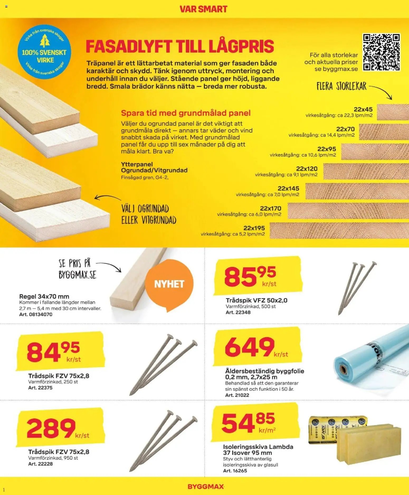 ByggMax Reklamblad från 31/07/2026 ByggMax erbjudanden