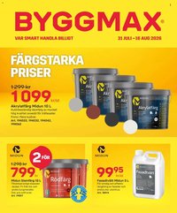 ByggMax Reklamblad från 31/07/2026 ByggMax erbjudanden