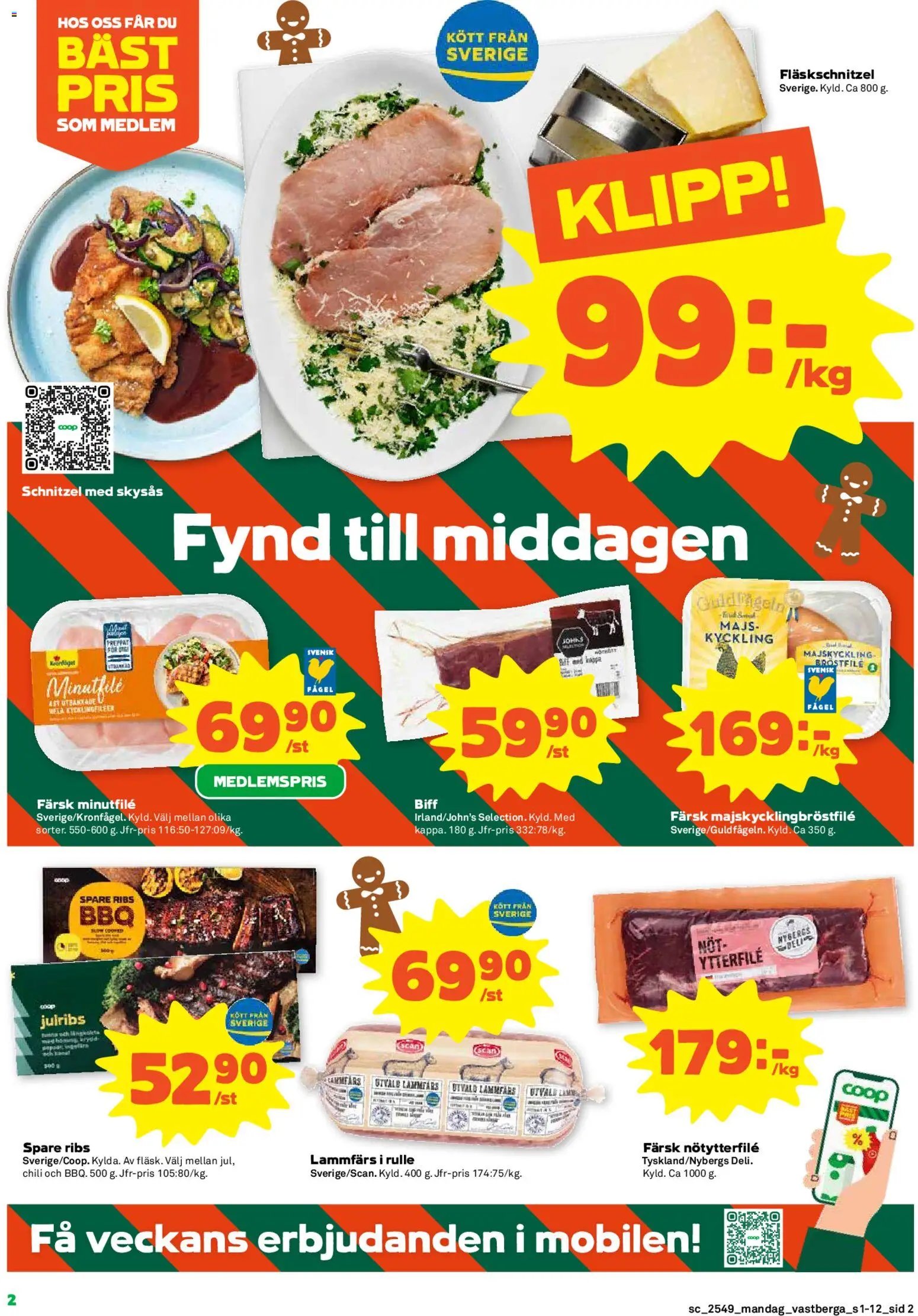 Coop Forum Reklamblad från 01/12/2025 Aktuella reklamblad Coop Forum