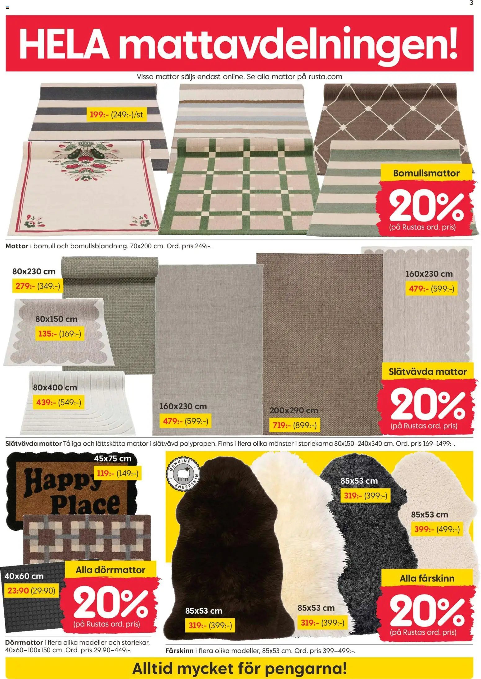 Rusta Reklamblad från 05/10/2026 Rusta erbjudanden