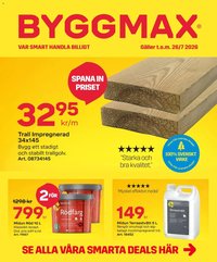 ByggMax Reklamblad från 16/07/2026 ByggMax erbjudanden