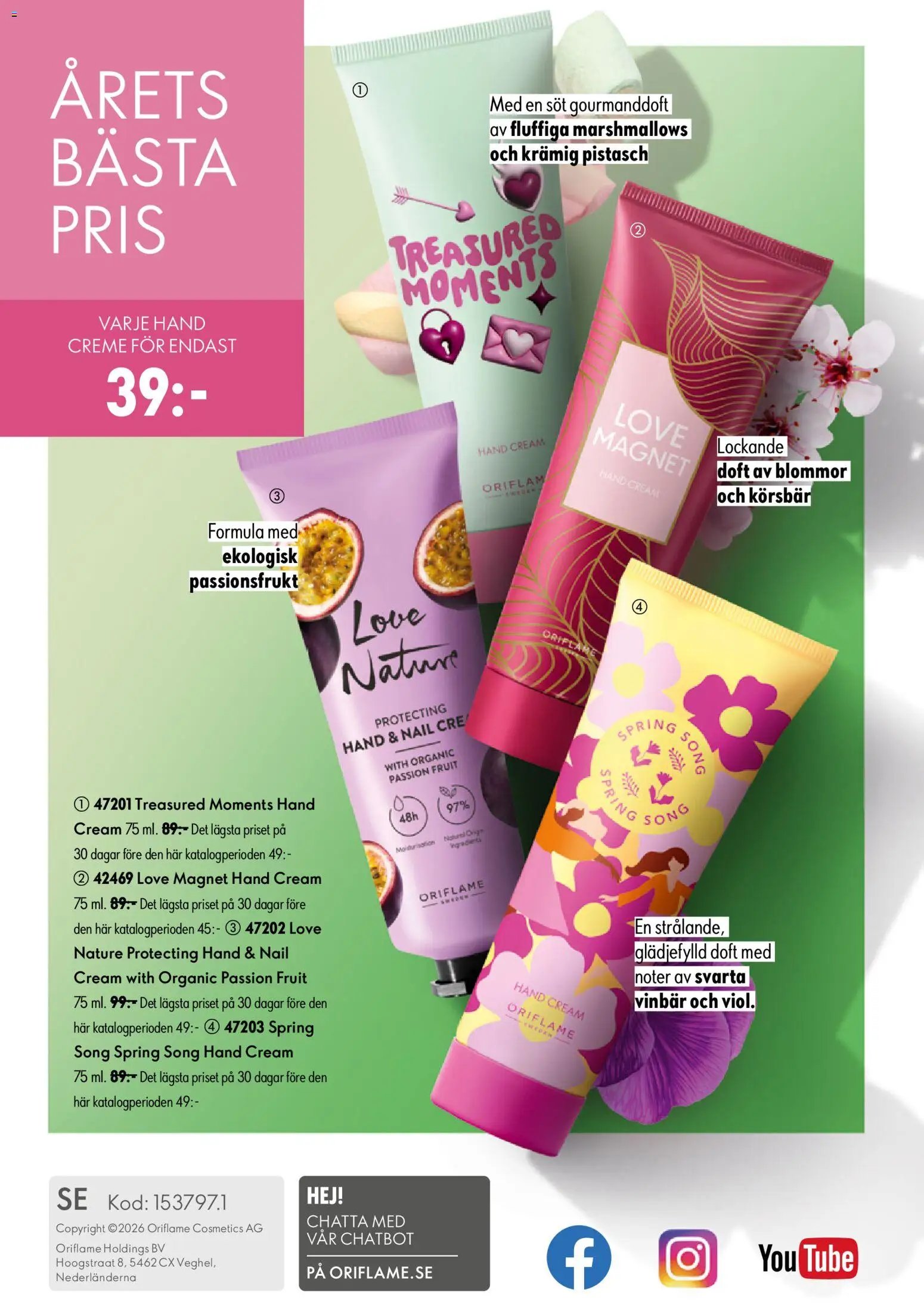 Oriflame Reklamblad från 24/06/2026 Oriflame erbjudanden 09/26