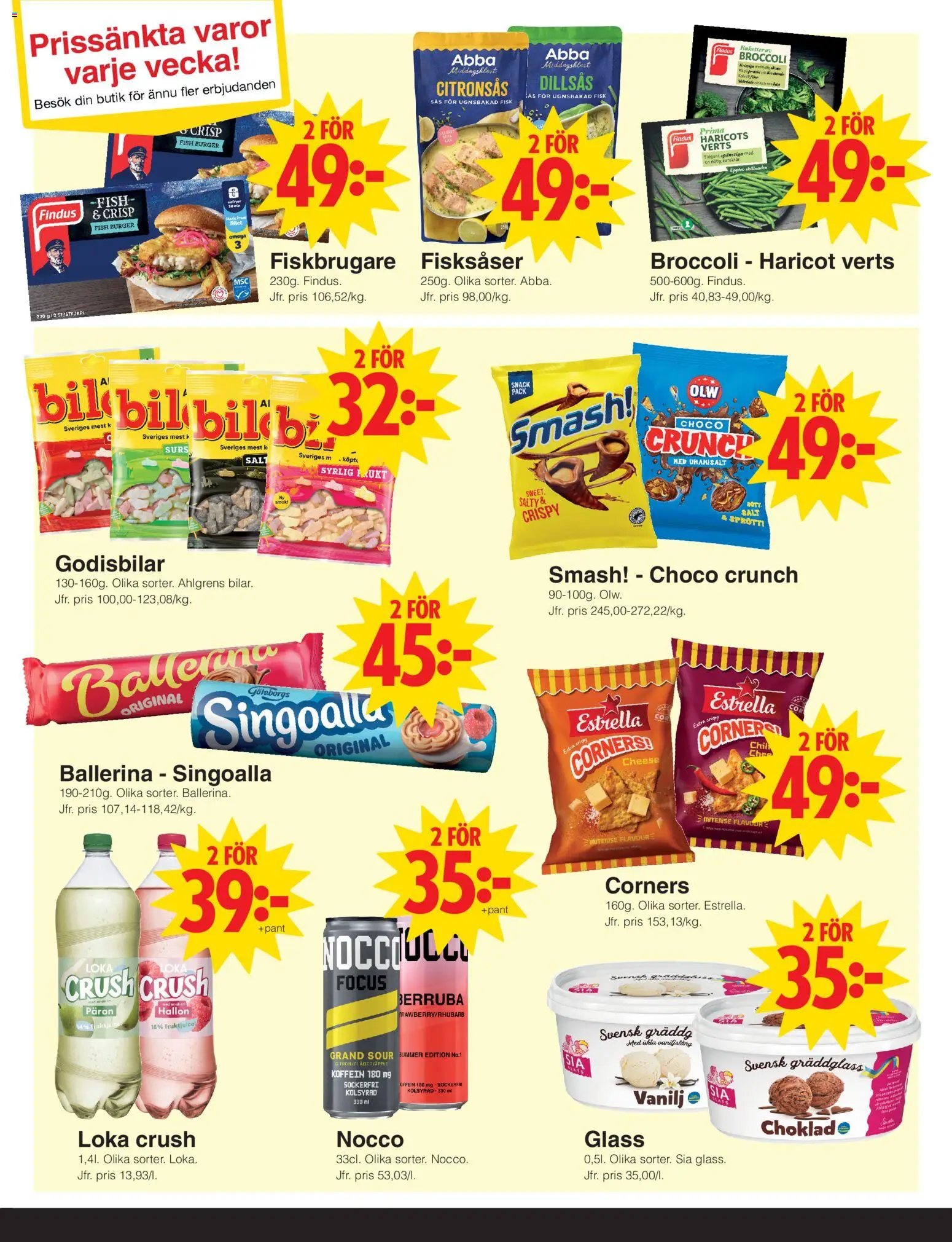 Matöppet Reklamblad från 07/09/2026 Matöppet erbjudanden