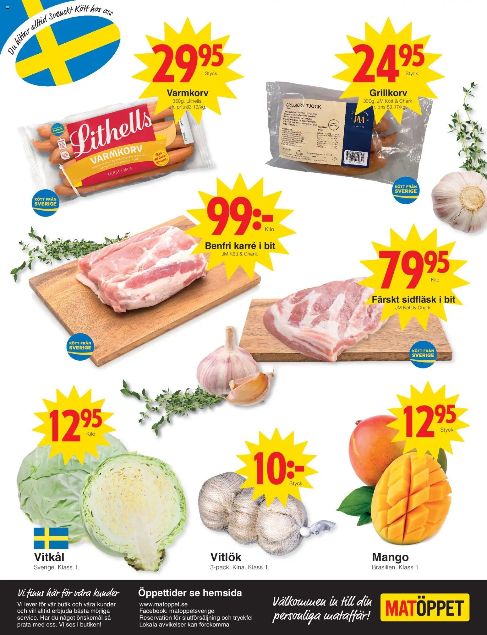 Matöppet Reklamblad från 07/09/2026 Matöppet erbjudanden