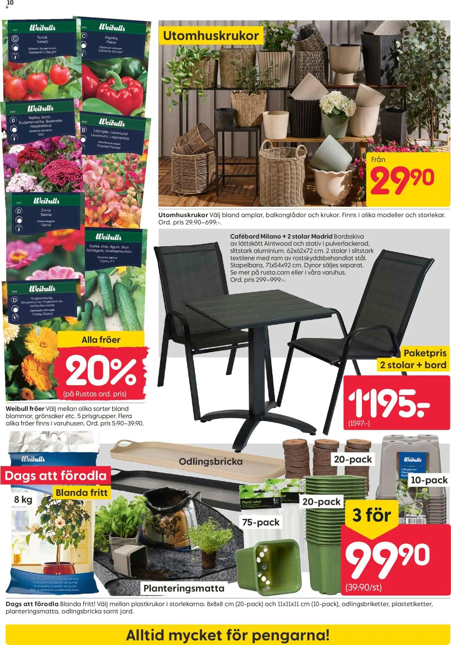 Rusta Reklamblad från 02/03/2026 Rusta erbjudanden