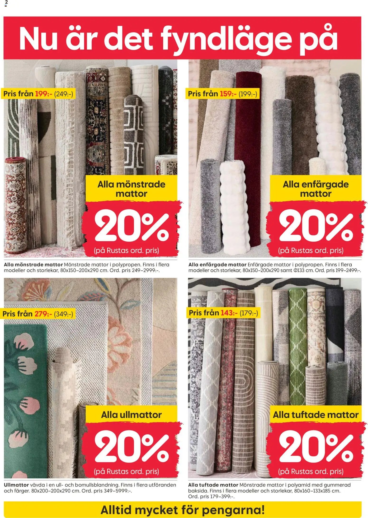 Rusta Reklamblad från 02/03/2026 Rusta erbjudanden