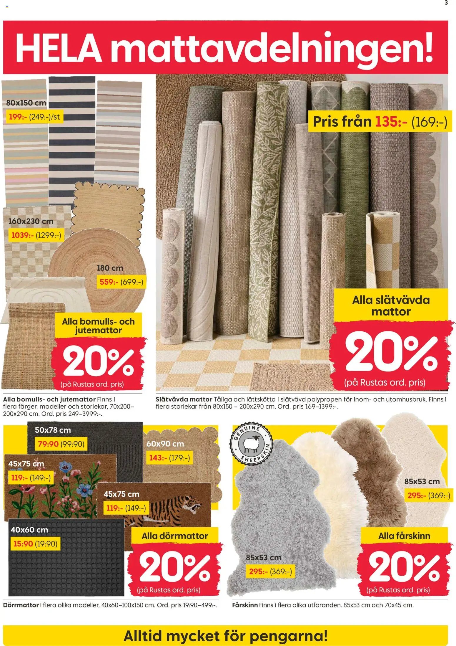 Rusta Reklamblad från 02/03/2026 Rusta erbjudanden