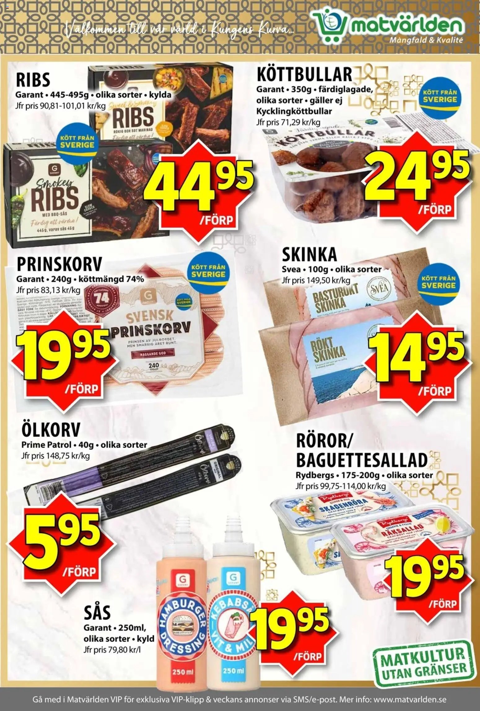 Matvärlden Reklamblad från 08/06/2026 Matvärlden erbjudanden