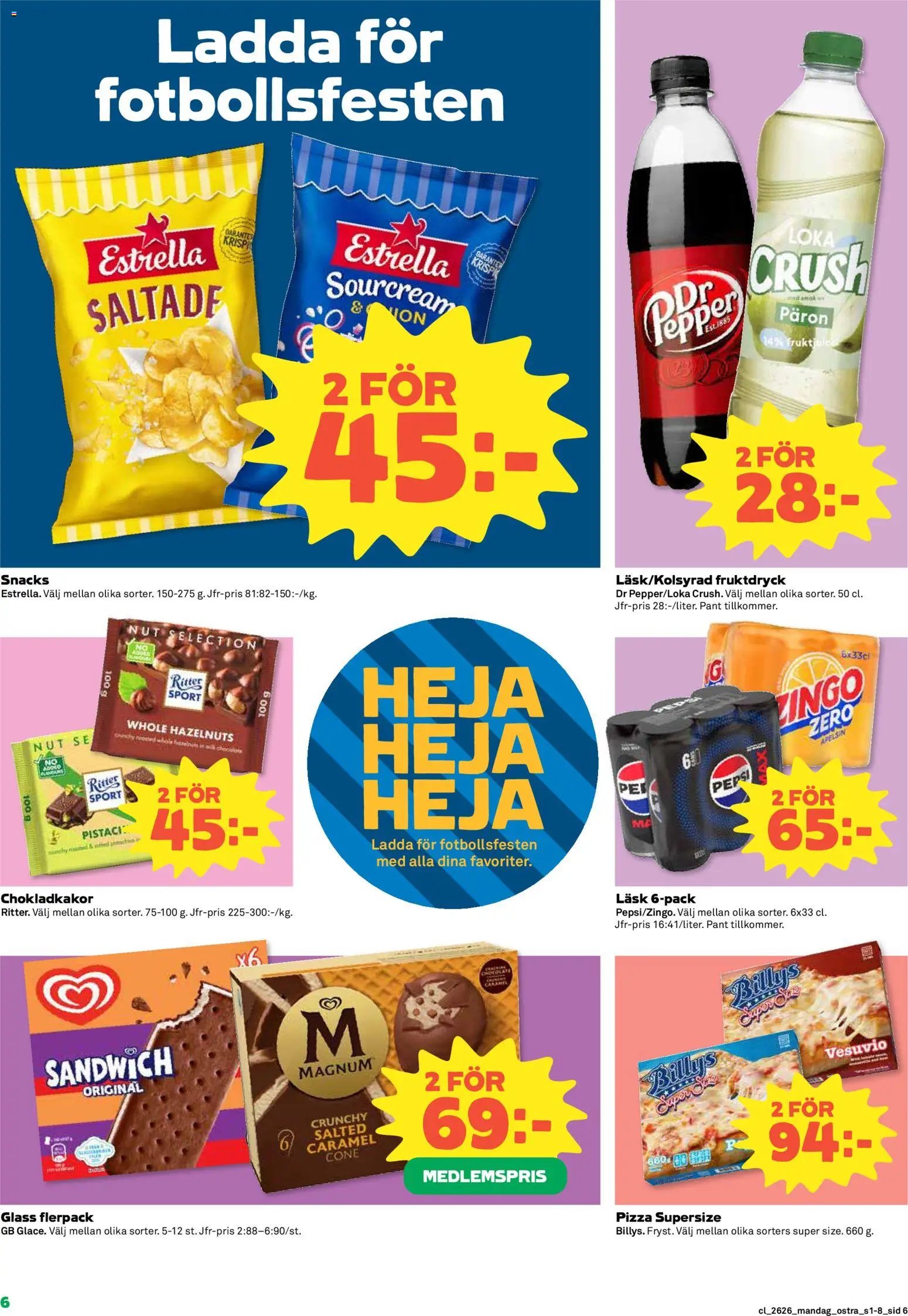 Coop Daglivs Reklamblad från 22/06/2026 Coop Daglivs erbjudanden