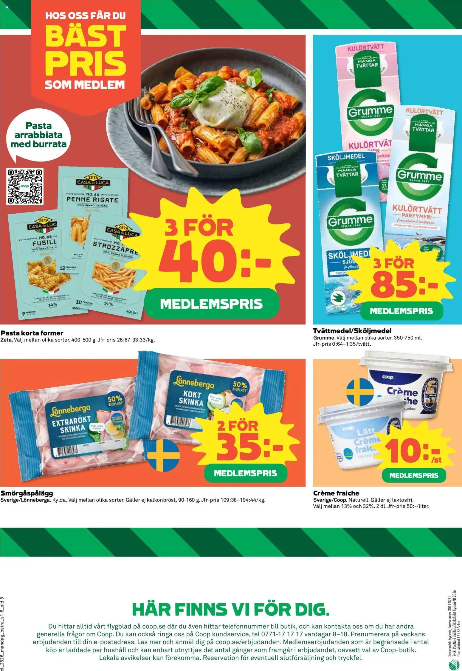 Coop Daglivs Reklamblad från 22/06/2026 Coop Daglivs erbjudanden