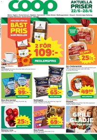 Coop Daglivs Reklamblad från 22/06/2026 Coop Daglivs erbjudanden