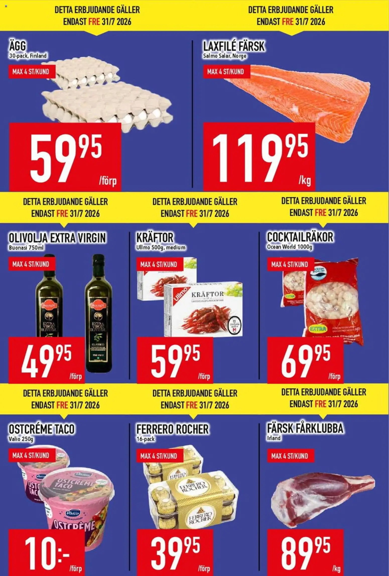 Matdax Reklamblad från 17/08/2026 Matdax erbjudanden