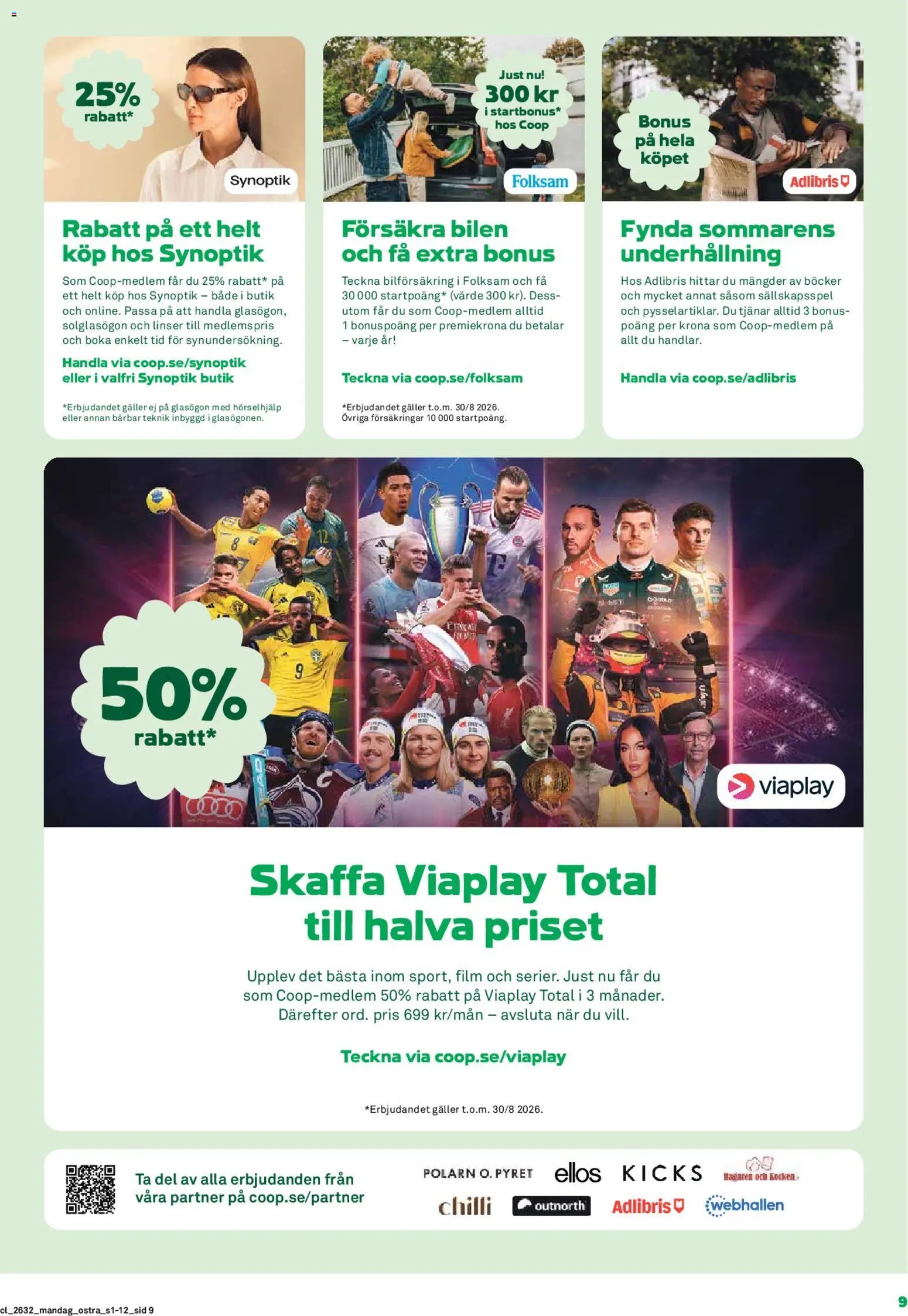 Coop Daglivs Reklamblad från 03/08/2026 Coop Daglivs erbjudanden