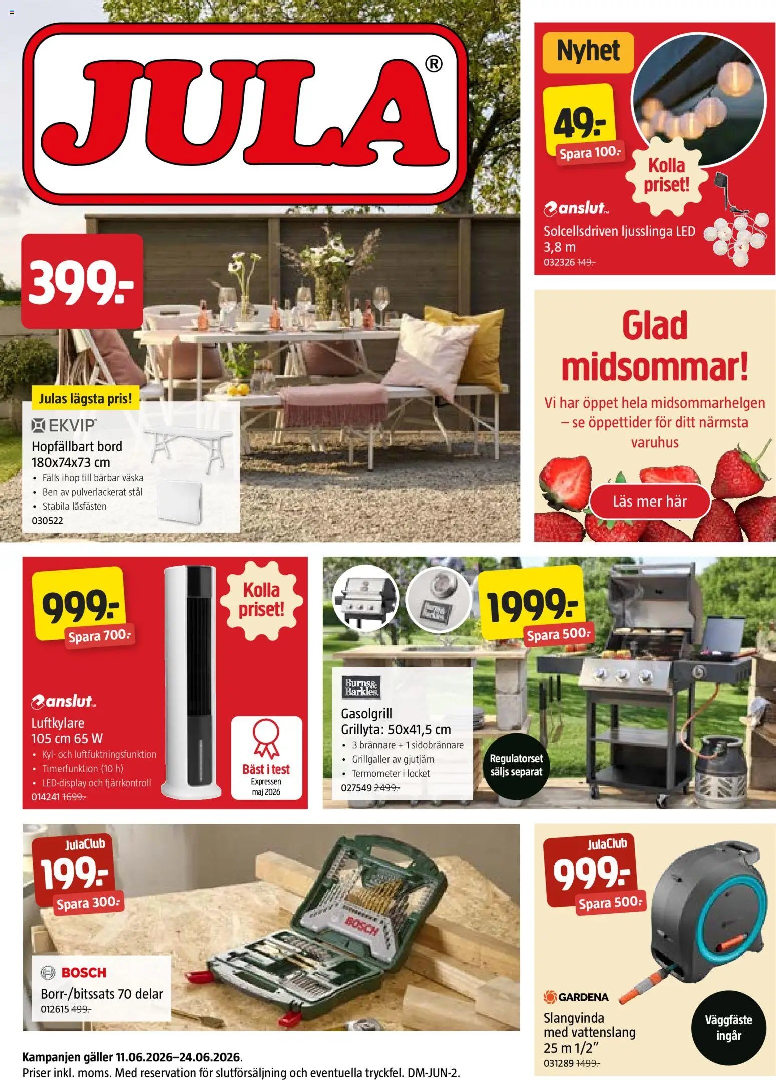 Jula Reklamblad från 11/06/2026 Jula erbjudanden