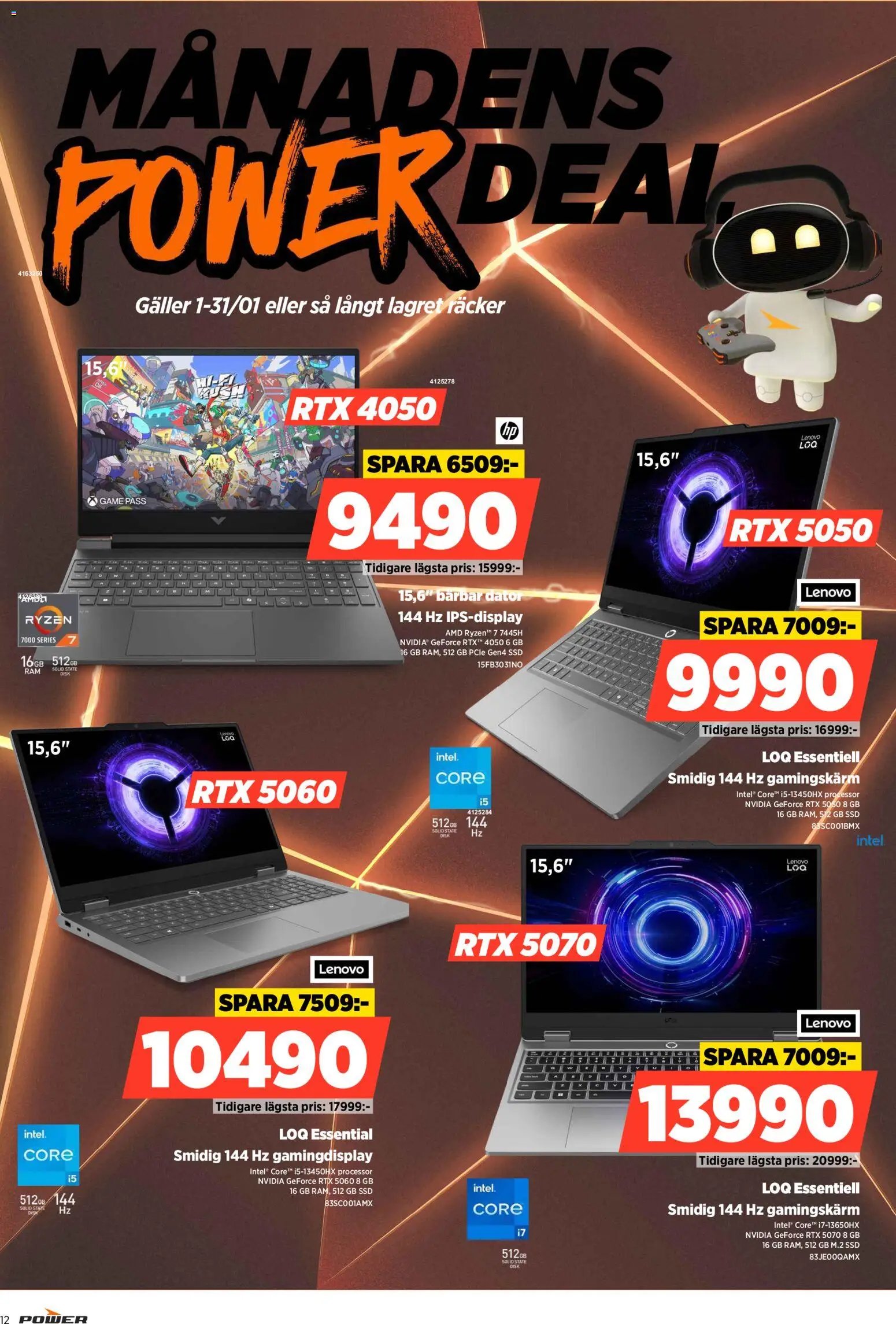 Power Reklamblad från 26/12/2026 Aktuella reklamblad Power